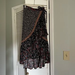 Free People Bohemian high low skirt